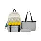 Gray Three-Piece Set with Charm