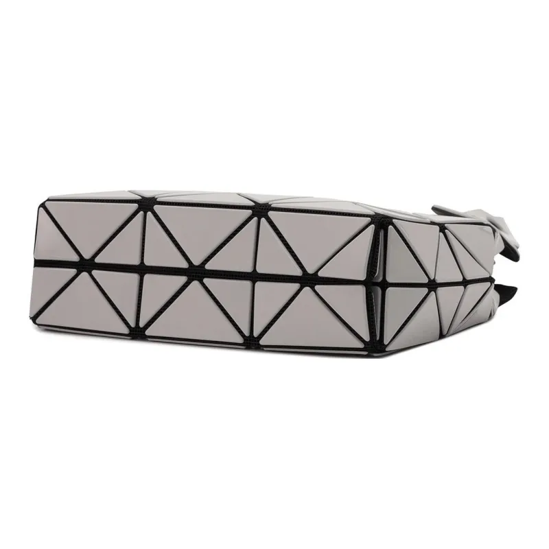ISSEY MIYAKE CARAT Polyvinyl Chloride Resin One Shoulder Handbag Mini Women's Gray-5