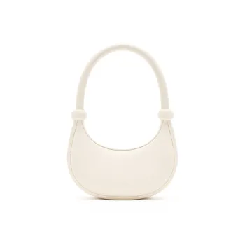 MUVA Cow Leather Crossbody Shoulder Bags Regular Women's Milkshake White/Cream Yellow/Faded Tea Brown