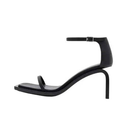 Courrèges Stream 85mm Leather Sandals