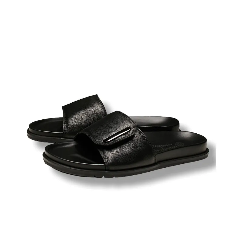 Brounvanm Slide Slippers Men Khaki/Black-6