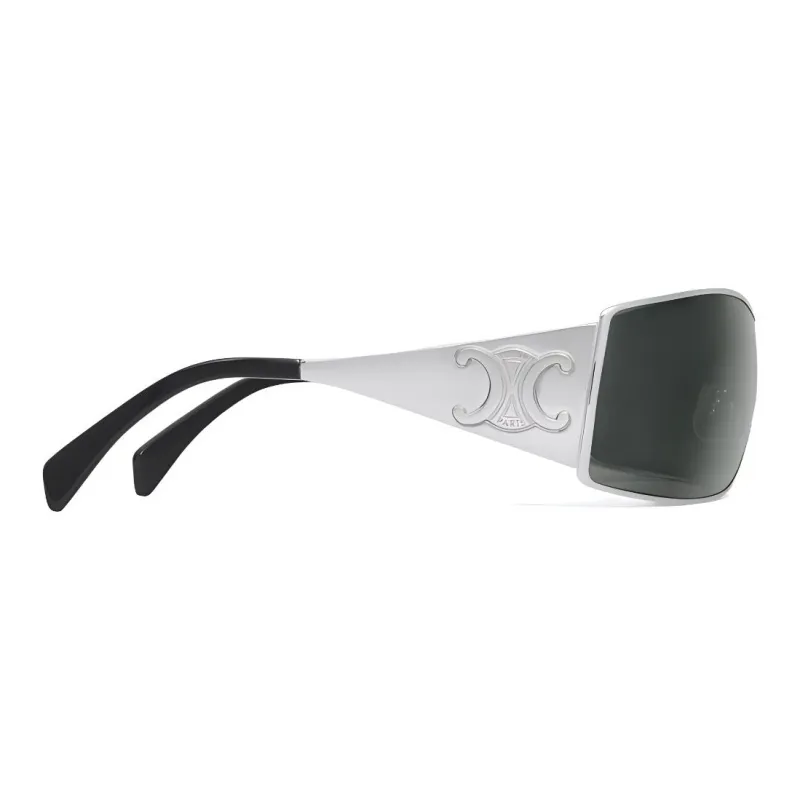 CELINE Triomphe Metal Racer Sunglasses In Metal-2