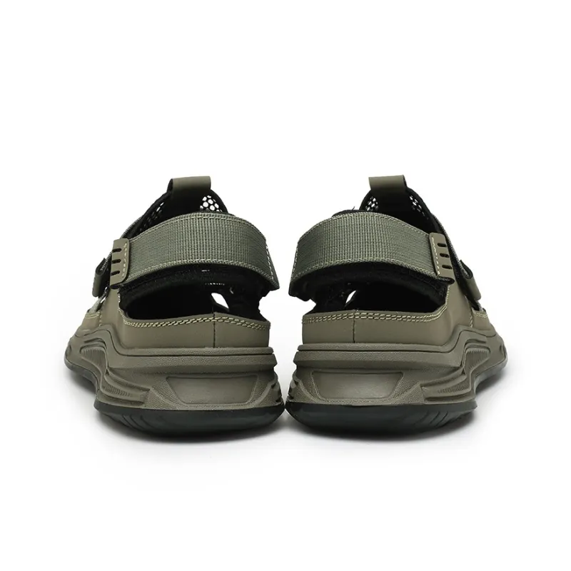 G.N.SHIJIA River Trekking Shoes Men Black/Green-2