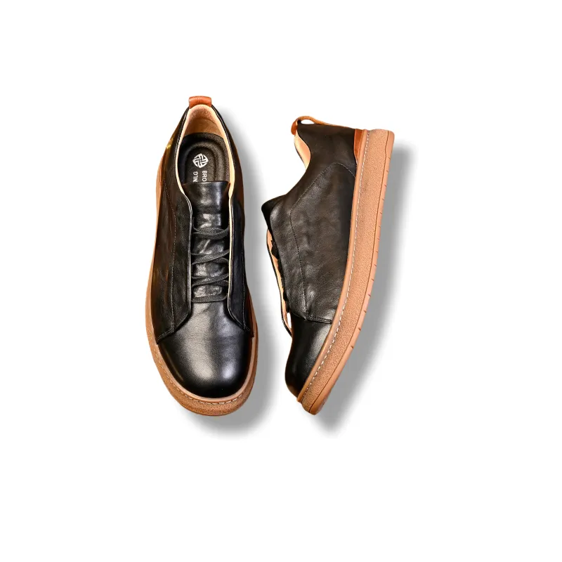 Brounvanm Slip Resistant Breathable Low Top Casual Shoes Men's-1