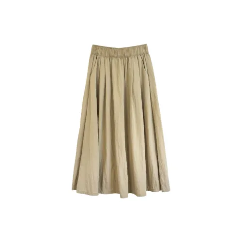 MAKINO Casual Long Skirts Women's