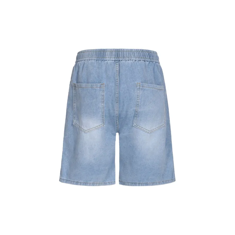 YearnObtainRainbow Denim Shorts Unisex-3