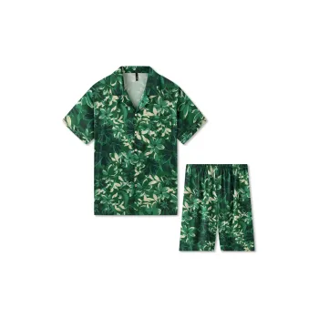Good Fortune Pajama Set Men's Green