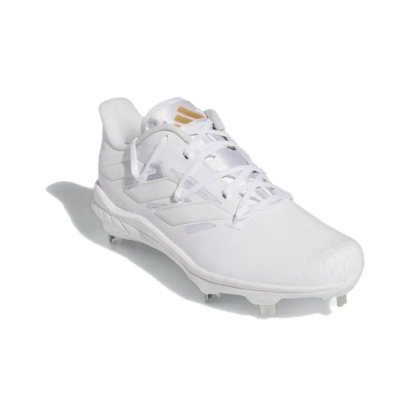 Adidas Adizero Cleats Non slip Lightweight Low Top Training Shoes Men's White-2