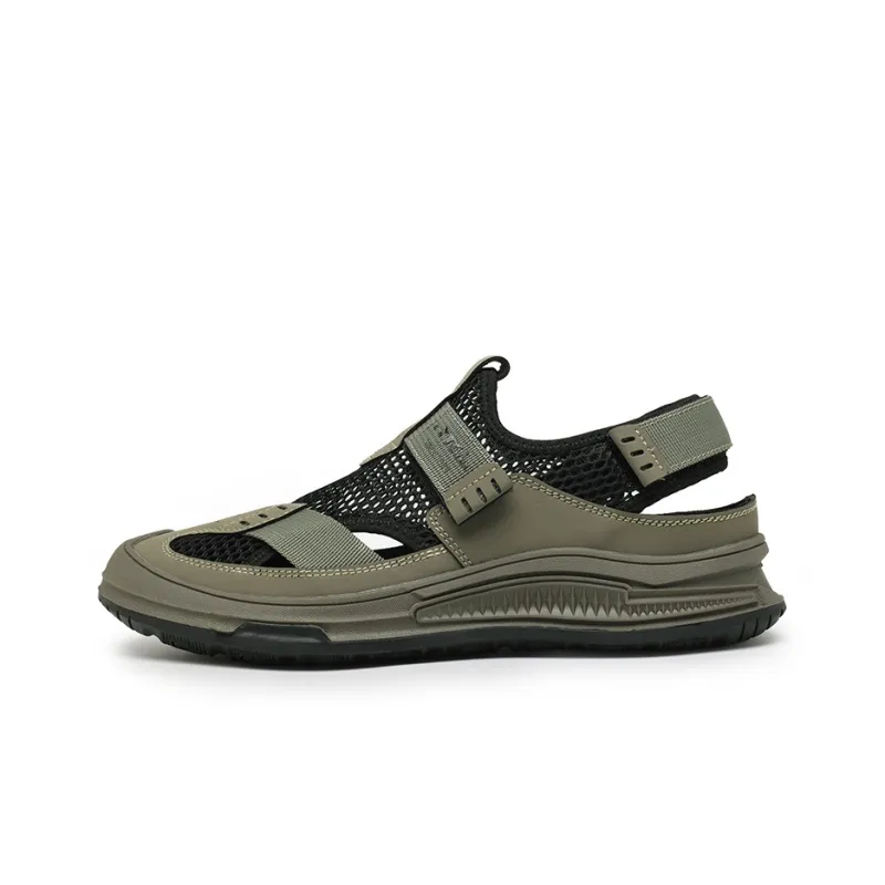 G.N.SHIJIA River Trekking Shoes Men Black/Green-0