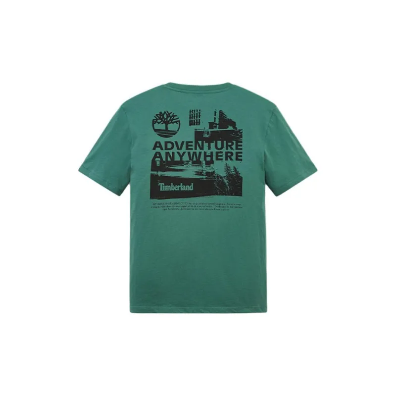 Timberland T Shirt Men's Blue Green-1