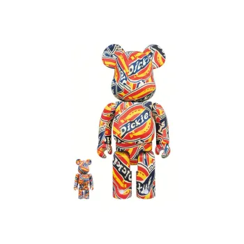 BE@RBRICK Dickies 95th Anniversary Red