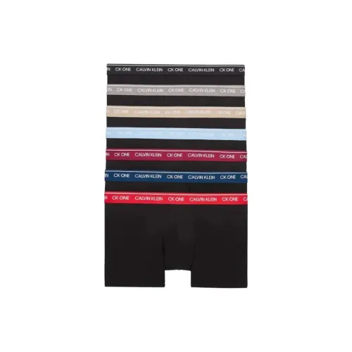 CK/Calvin Klein TRUNK 7PK Underpants Europe Version Men's 7 Pack Black