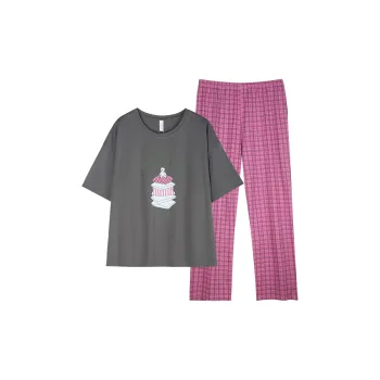 Xuan Liang Pajama Set Women's Paris Gray