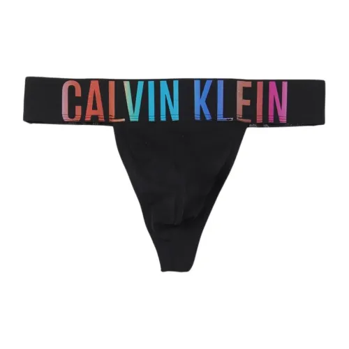 CK/Calvin Klein THONG Underpants Europe Version Men's 1 Pack Black