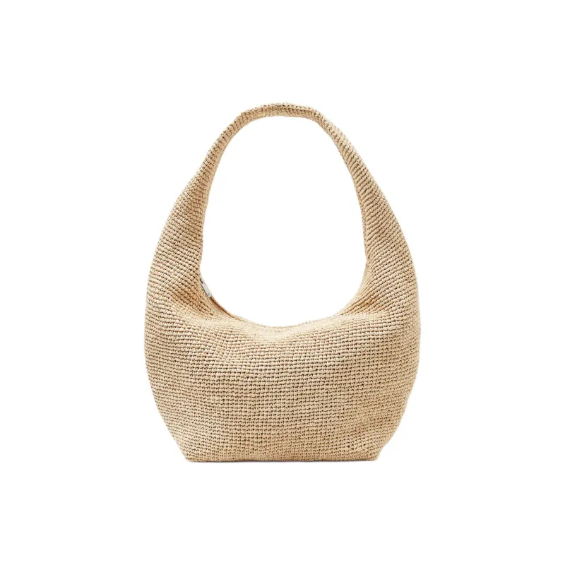 COS Paper Reed Handbag, Shoulder Bag Regular Women's Beige-0