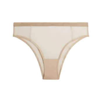 CK/Calvin Klein HIGH LEG TANGA Underpants Europe Version Women's 1 Pack Gold