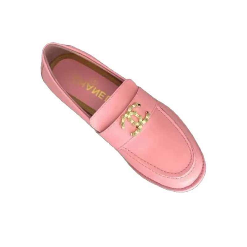 CHANEL Loafers Women's Pink-1