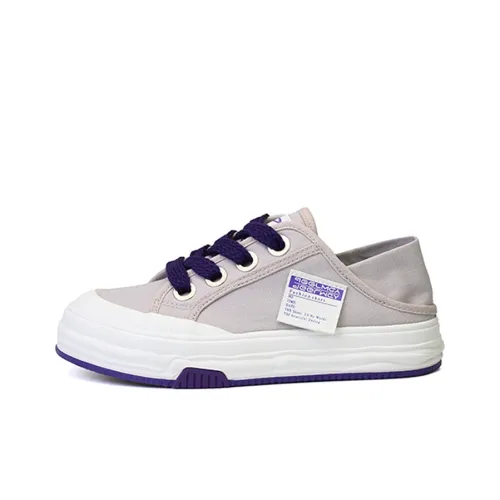 DEERWAY Canvas Shoes Women's Low-Top Purple