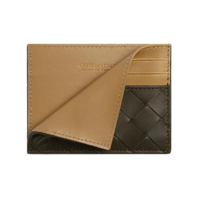 Bottega Veneta Intrecciato Two Toned Card Holder-1