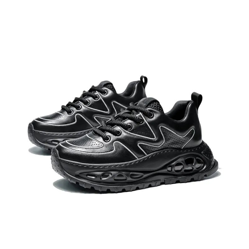 MOERBAI Breathable Lightweight Height Increasing Rebound Low-Top Casual Shoes Men's-2