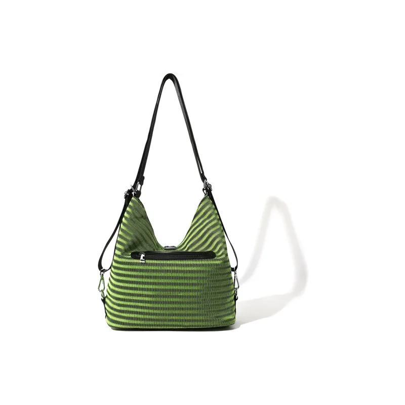 MASTER CANVAS Fabric Shoulder Bag Women's Green-4