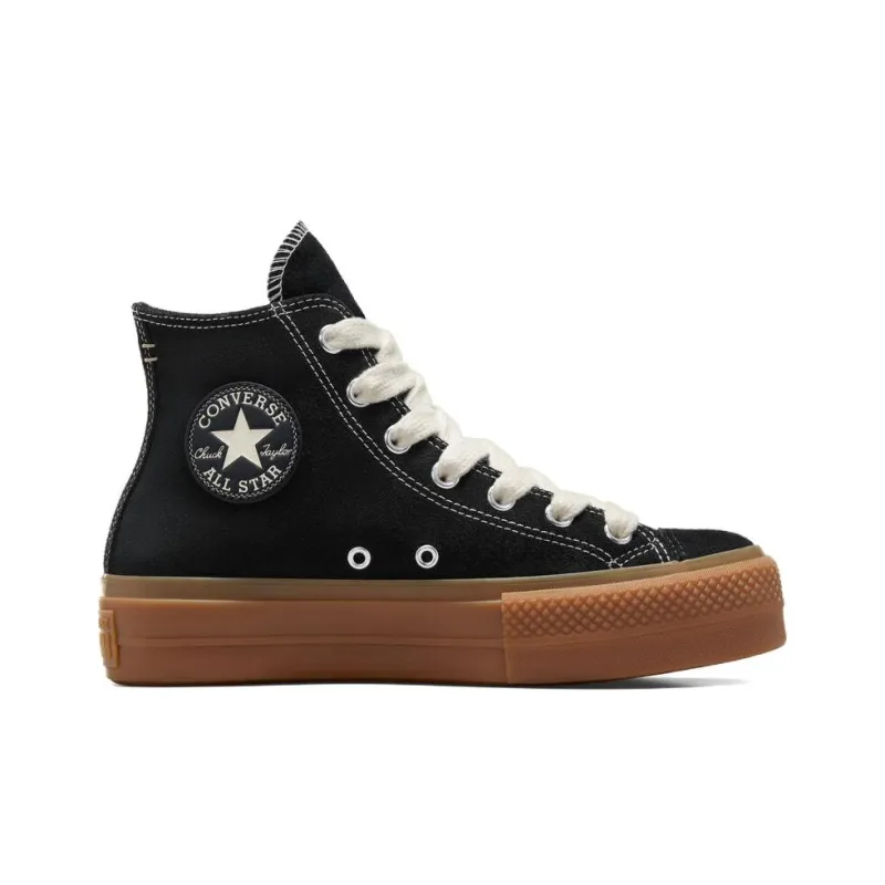 Converse Women's Chuck Taylor All Star Lift Platform High 'Black Honey Gum' Women's-1