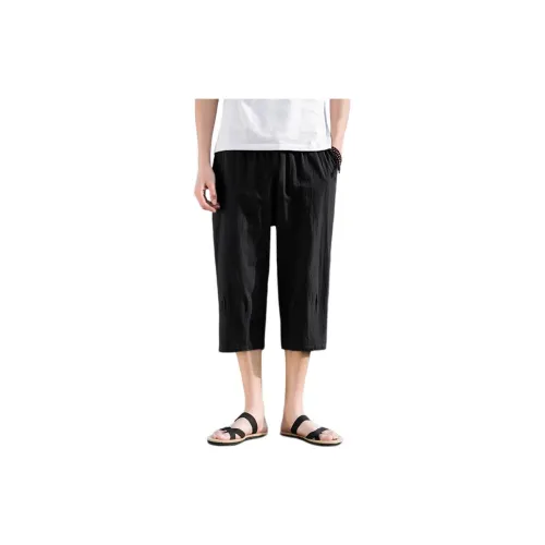 Tonlion Casual Pants Men Black