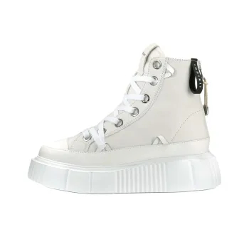 Inuikii Matilda High-Top Skateboard Shoes Women's White