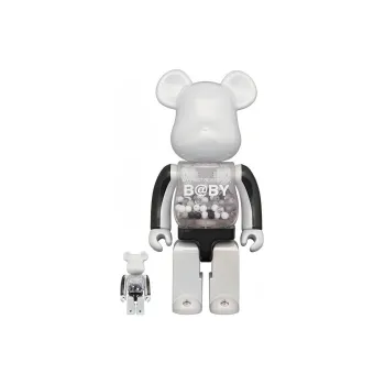 BE@RBRICK My First Baby Black & White Chrome Ver.