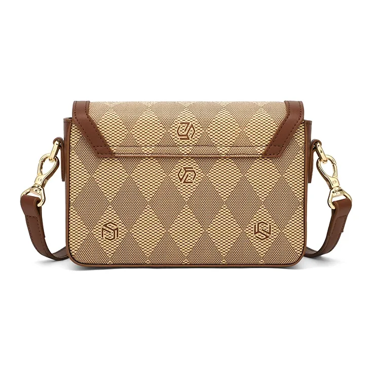 MashaLanti Pvc Shoulder Bag Regular Women's Dark Brown & Apricot/Brown/Coffee-15