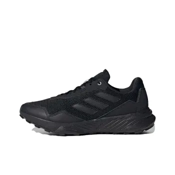 Adidas Tracefinder Trail Slip Resistant Low Top Casual Running Shoes Men's Black Gray