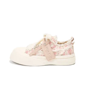 SMILEME Height Increasing Low Top Skateboard Shoes Unisex Pink