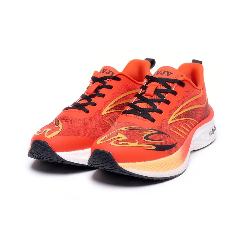 AVJV Running Shoes Men Low Top Red-3