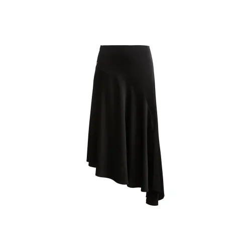 SEASON HIGH Casual Long Skirts Women's Black H1Z