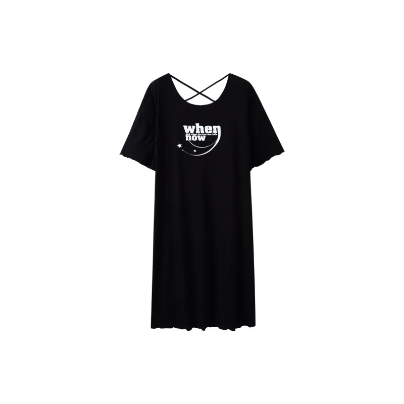 MADALLO Nightgown Women's Black-0