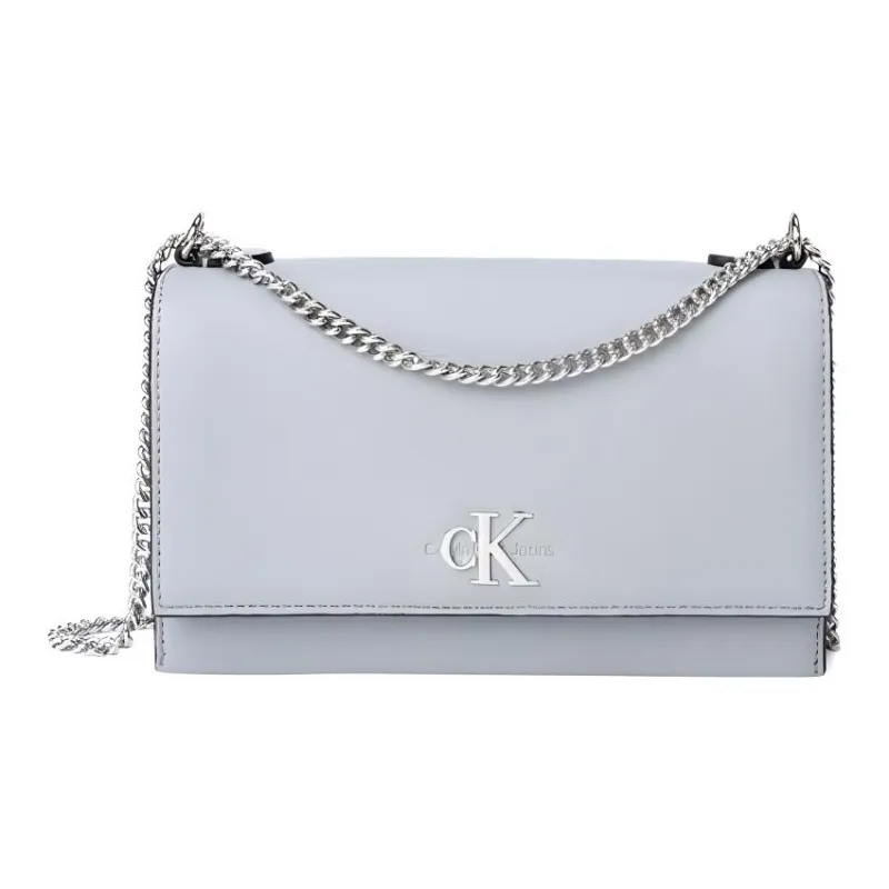 CALVIN KLEIN Synthetic Material Shoulder Bag, Crossbody Bag Women's Blue-0