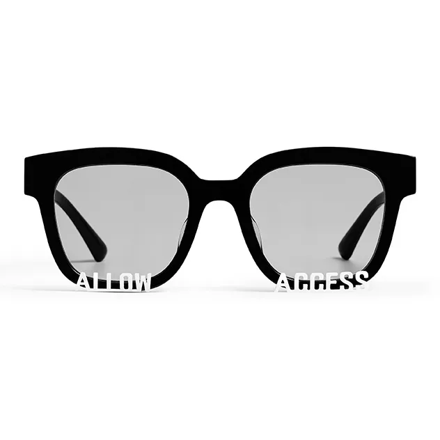 ALLOW ACCESS Square Sunglasses Unisex-0
