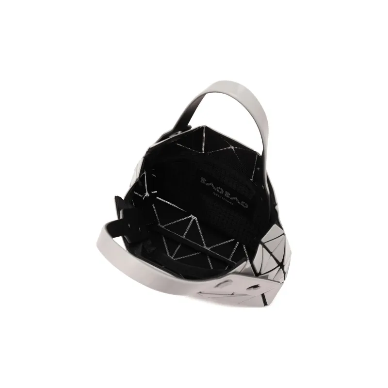ISSEY MIYAKE CARAT Polyvinyl Chloride Resin One Shoulder Handbag Mini Women's Gray-7