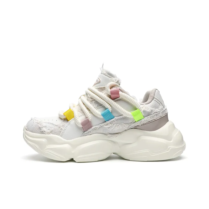 ORD Low-Top Chunky Sneakers Unisex Neon Green-1