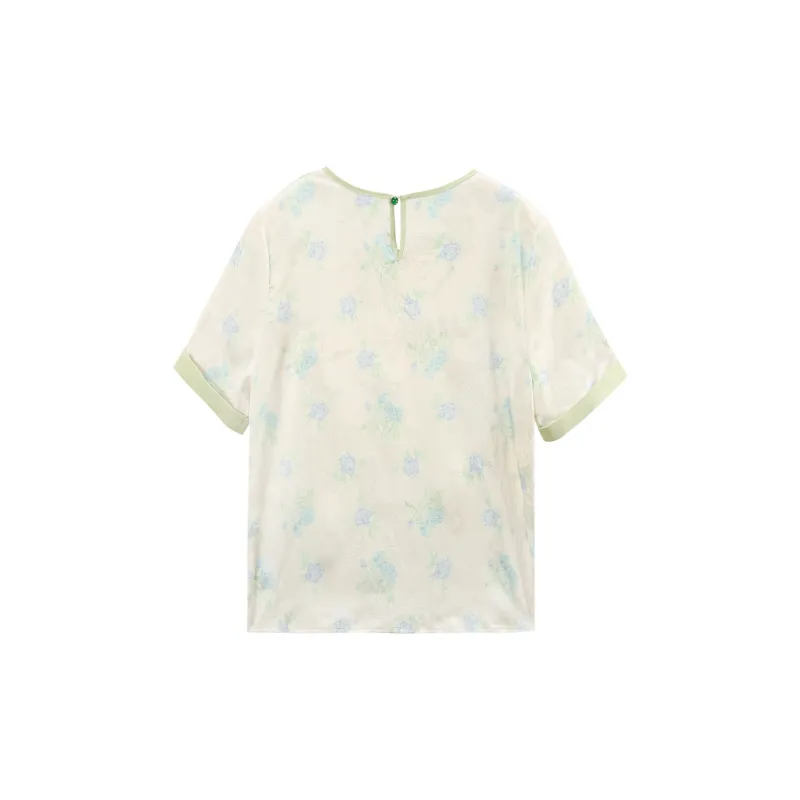 A Paradise For Awakening Shirt Women's Green-1