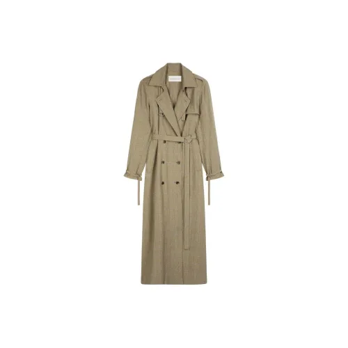 DRIES VAN NOTEN Coats Women's Apricot Cream