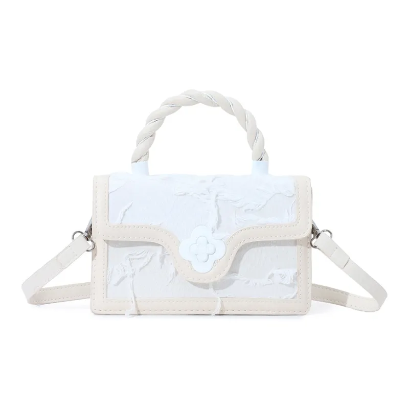 NATTY PU Shoulder Bag Women's White-5