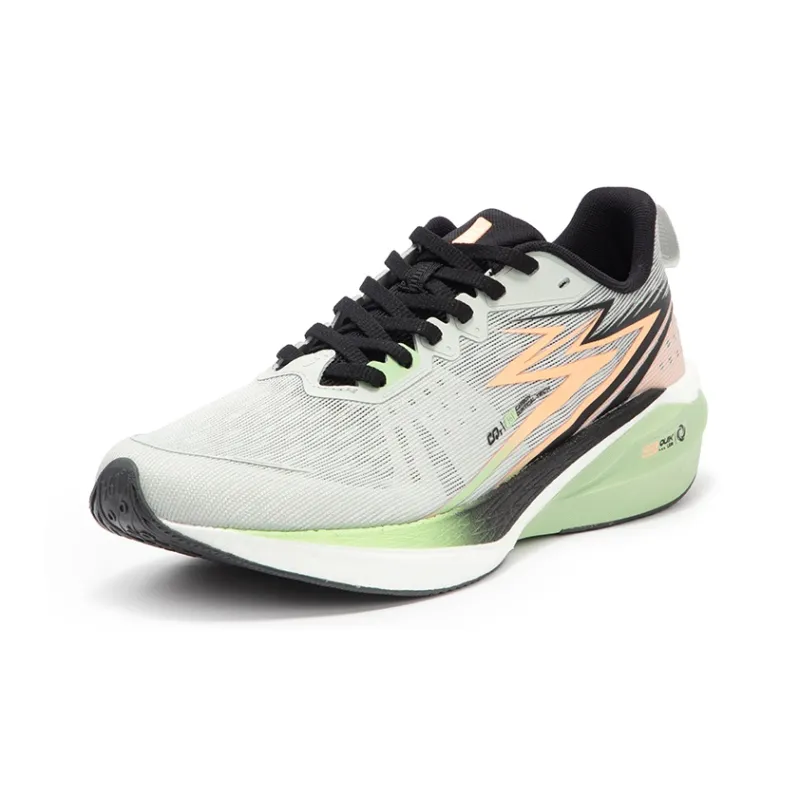 361° Shippuden CQT Series Running Shoes Men Low Top Photon Gray/Fluorescent Cream Peach Red-1