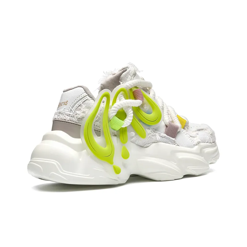 ORD Low-Top Chunky Sneakers Unisex Neon Green-3