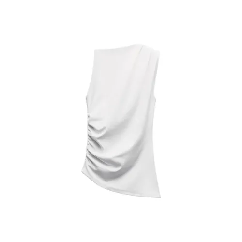 ZARA Tank Tops Women's White