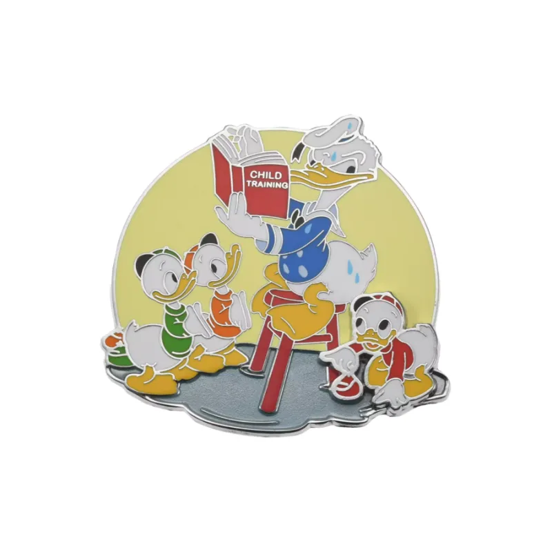 Disney Donald & Huey Dewey Louie Pin 85 Anniversary Badges-1