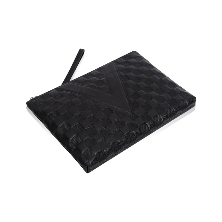 DOSRFINI Genuine Leather Top Grain Cow Leather Clutch Regular Men's-2