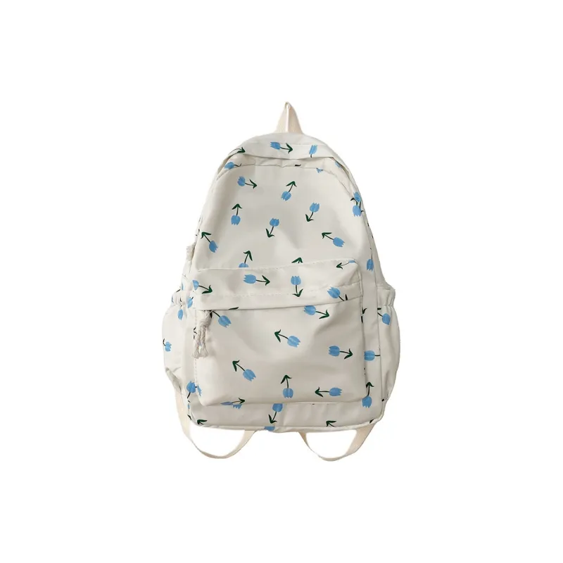 Carissa Nylon Backpack Regular Women's White-0