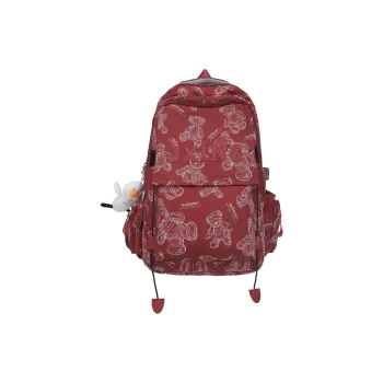 Alcohol Dragon Nylon Backpack Regular Unisex Black/White/Red/Green