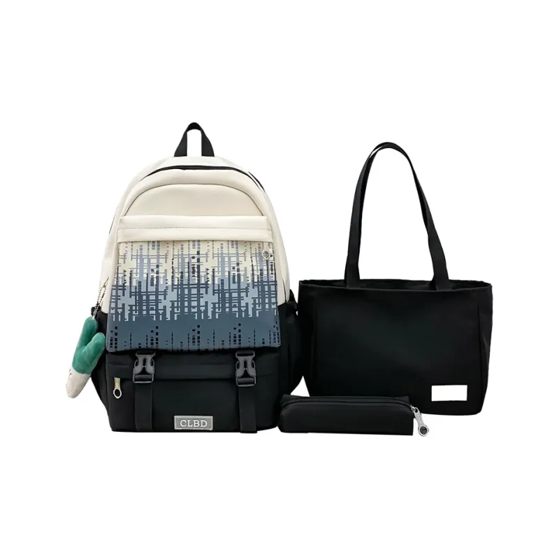 Alcohol Dragon Nylon Backpack Regular Unisex Black/Green Khaki Gray-10